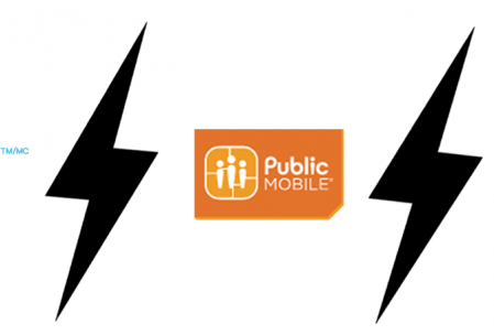 Logos de Lucky Mobile vs Public Mobile vs Chatr