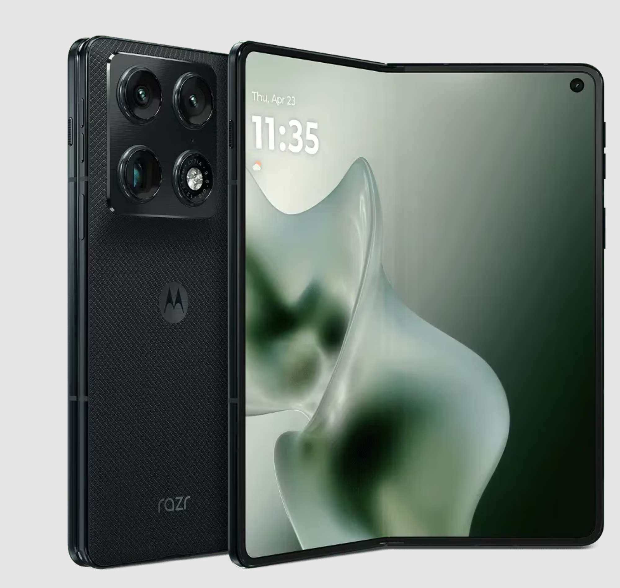 Motorola Razr Fold présenté ouvert et fermé